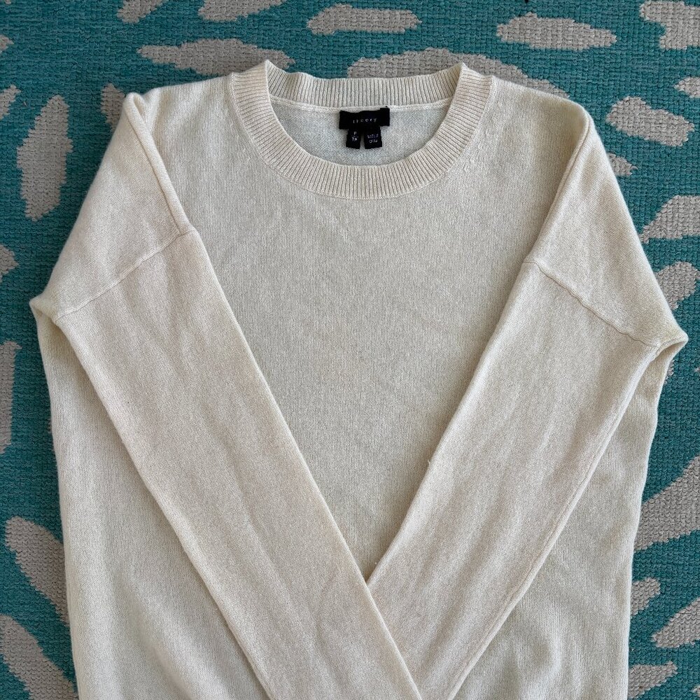 Theory Cashmere Sweater Cream size P